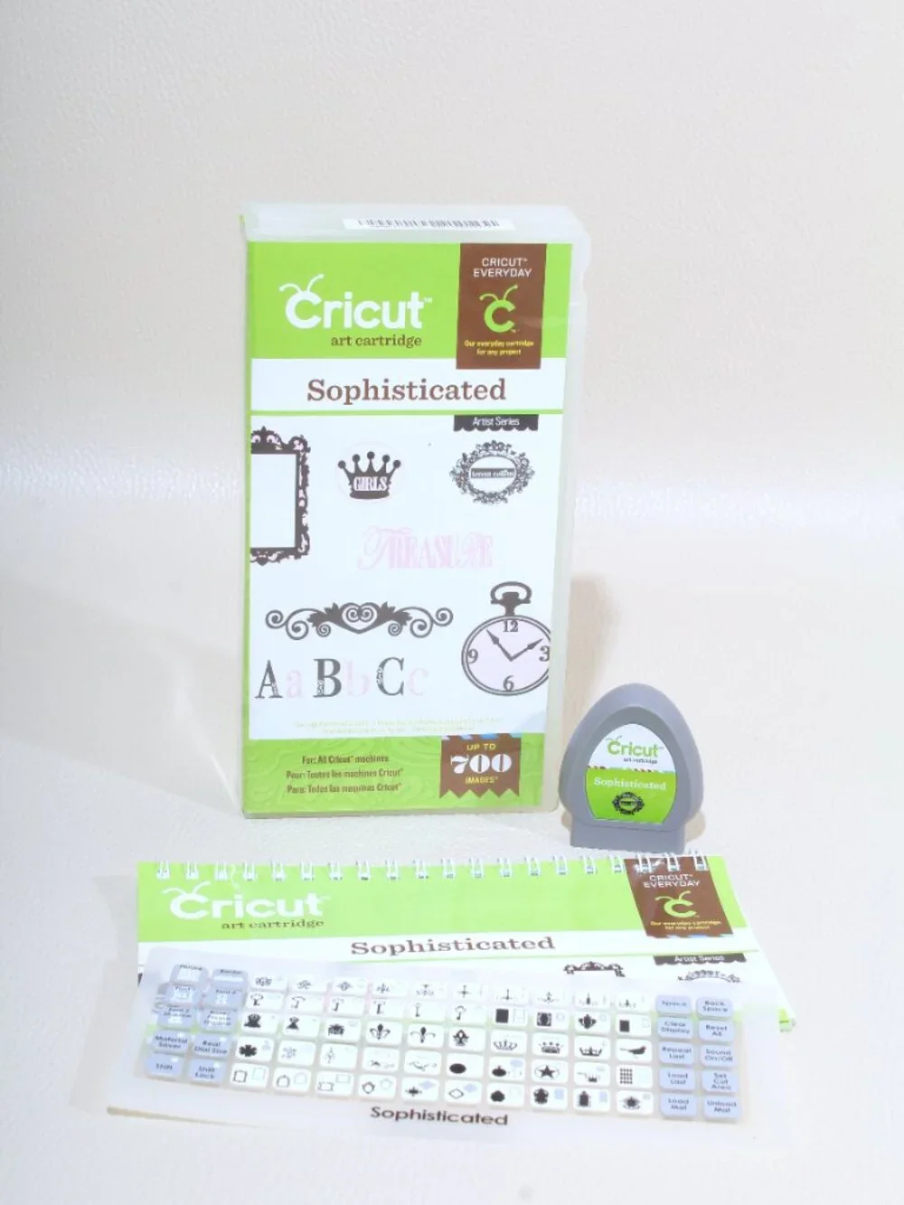 Lot of 7 Cricut Cartridges Disney Mickey Font Chalkboard Bridal Sophisticated